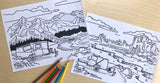 Out Is In Coloring Book